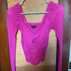Urban Outfitters Pink Long Sleeve Top
